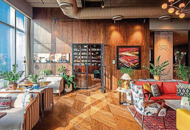 The interiors of the members lounge at The Quorum, Gurgaon, are bright, airy and contemporary, unlike those of old-world gymkhanas. The interiors of the members lounge at The Quorum, Gurgaon, are bright, airy and contemporary, unlike those of old-world gymkhanas.