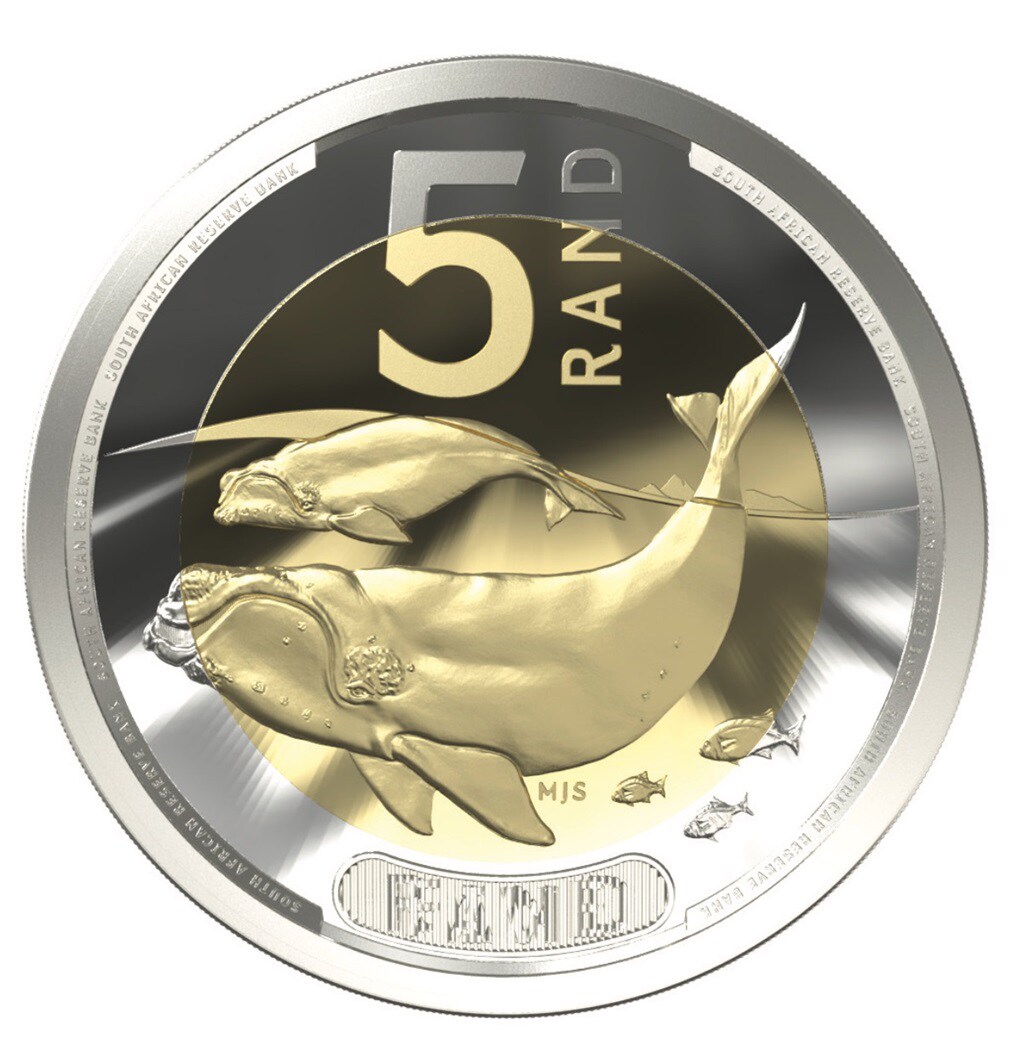 The 5-rand coin. (Oliver K) The 5-rand coin. (Oliver K)