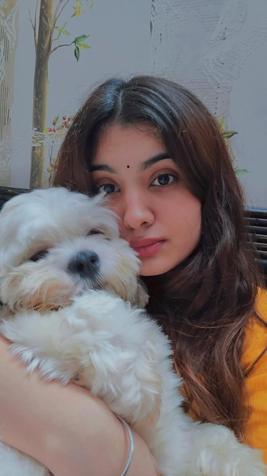 Khushi Khurana with her two-year-old shih tzu, Coco. Khushi Khurana with her two-year-old shih tzu, Coco.