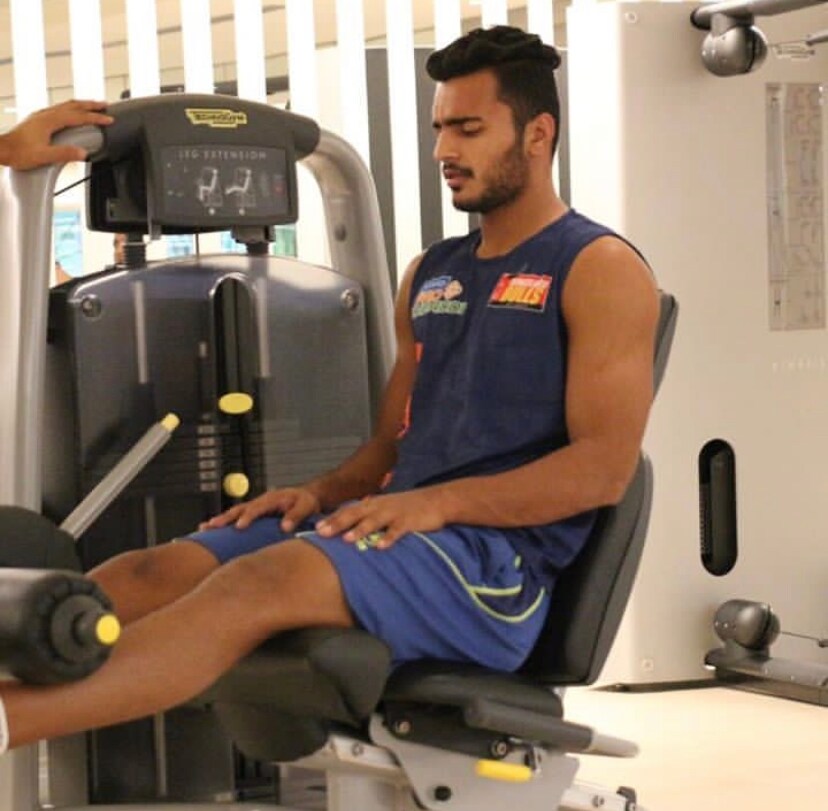 Mohit Sehrawat hits the gym to keep himself fit during the off season and prep for the upcoming matches. Mohit Sehrawat hits the gym to keep himself fit during the off season and prep for the upcoming matches.