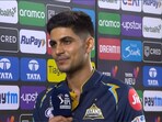 Shubman Gill talks in the post-match presentation