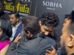 Vicky Kaushal got a hug from Salman Khan.