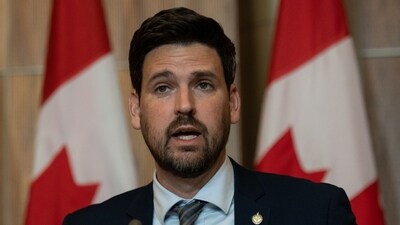 Sean Fraser, Canada's immigration, refugee and citizenship minister, during a news conference. (Bloomberg) Sean Fraser, Canada's immigration, refugee and citizenship minister, during a news conference. (Bloomberg)