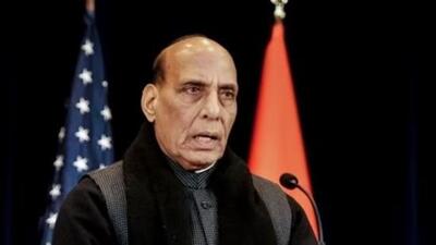 Defence minister Rajnath Singh. (File) Defence minister Rajnath Singh. (File)