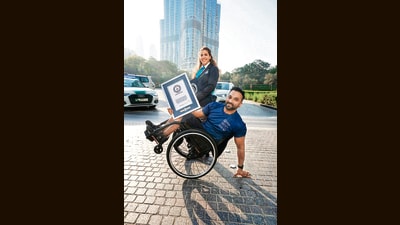 It’s not about disability or wheelchairs alone, Varghese says. ‘Anyone can receive news for which they are not prepared.’ What does one do next? He wants his life to be proof that the answer can be: Almost anything. It’s not about disability or wheelchairs alone, Varghese says. ‘Anyone can receive news for which they are not prepared.’ What does one do next? He wants his life to be proof that the answer can be: Almost anything.