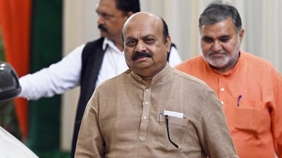 Former Karnataka CM Bommai. (HT_PRINT) Former Karnataka CM Bommai. (HT_PRINT)