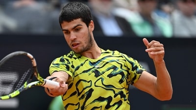 Spain's Carlos Alcaraz (AFP) Spain's Carlos Alcaraz (AFP)