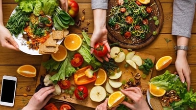 Eat healthy: A healthy diet can help you cope with the struggles related to menstruation. Eat whole grains, salads, fruits and vegetables to nourish your body. Bananas, oranges, watermelon, broccoli, chamomile tea are all period-friendly foods you must add to your diet. (Shutterstock) Eat healthy: A healthy diet can help you cope with the struggles related to menstruation. Eat whole grains, salads, fruits and vegetables to nourish your body. Bananas, oranges, watermelon, broccoli, chamomile tea are all period-friendly foods you must add to your diet. (Shutterstock)