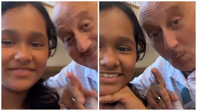 Vanshika Kaushik and Anupam Kher recently dined together. Vanshika Kaushik and Anupam Kher recently dined together.