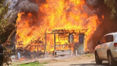 7-year-old sets home ablaze with parents inside, leading to an arson investigation. Stepfather arrested on child abuse suspicion. (Jackson County WV Sheriff's Department) 7-year-old sets home ablaze with parents inside, leading to an arson investigation. Stepfather arrested on child abuse suspicion. (Jackson County WV Sheriff's Department)