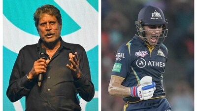 Kapil Dev reacts to Shubman Gill's century