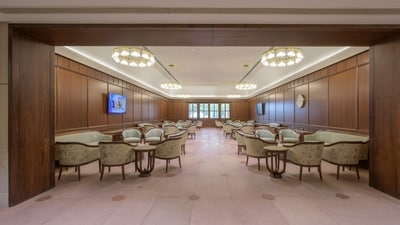 Furniture installed inside was crafted in Mumbai. False ceilings structures made of steel were procured from Daman and Diu. The new parliament building, which can accommodate 888 members in the chamber of the lower house, and 300 in a separate chamber for the upper house, is part of the government’s plan to redevelop the Central Vista area. (Government sources) Furniture installed inside was crafted in Mumbai. False ceilings structures made of steel were procured from Daman and Diu. The new parliament building, which can accommodate 888 members in the chamber of the lower house, and 300 in a separate chamber for the upper house, is part of the government’s plan to redevelop the Central Vista area. (Government sources)