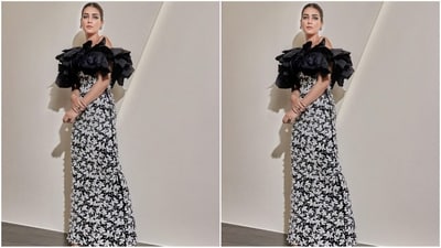 On Saturday, the actress delighted her fans with a weekend treat by sharing a series of pictures on Instagram. The caption accompanying the photos read, "There's a certain allure to black and white - both in pictures and outfits!" (Instagram/@kritisanon) On Saturday, the actress delighted her fans with a weekend treat by sharing a series of pictures on Instagram. The caption accompanying the photos read, "There's a certain allure to black and white - both in pictures and outfits!" (Instagram/@kritisanon)