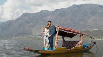 Kiara Advani and Kartik Aaryan in a still from Naseeb Se. Kiara Advani and Kartik Aaryan in a still from Naseeb Se.