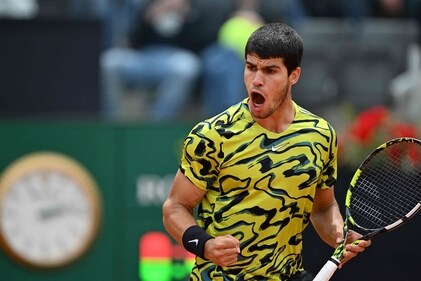 Spain's Carlos Alcaraz (AFP) Spain's Carlos Alcaraz (AFP)