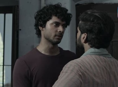 Vyom Yadav in a still from Garmi. Vyom Yadav in a still from Garmi.