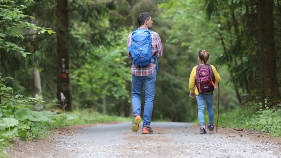 Get your child the right baby carrier and get them used to it before hitting the trail.&nbsp;(Unsplash)
