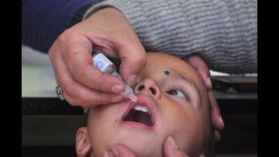 Around 6,600 booths were setup and manned by 26,000 health officials, volunteers, anganwari and ASHA workers. (HT file photo)