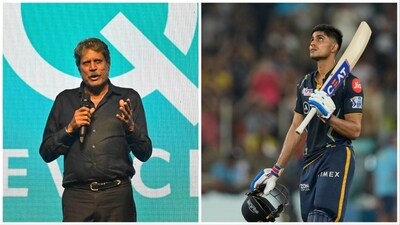 Kapil was mighty impressed with the batting prowess of the GT superstar (PTI)