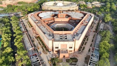 A view of India's new Parliament building in New Delhi. (REUTERS)