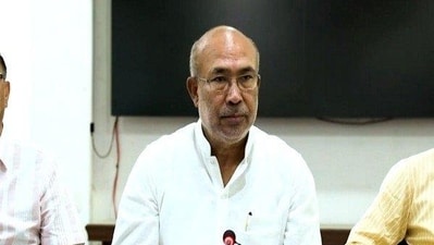 Manipur chief minister N Biren Singh (Twitter Photo) Manipur chief minister N Biren Singh (Twitter Photo)