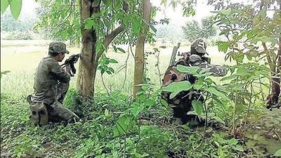The encounter took place on Friday night in the forests of Urpanjhur village when joint teams of BSF and local police were out on a search operation. (Representative Image) The encounter took place on Friday night in the forests of Urpanjhur village when joint teams of BSF and local police were out on a search operation. (Representative Image)