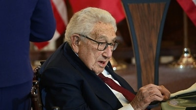 Henry Kissinger: Former US Secretary of State Henry Kissinger is seen. (AFP) Henry Kissinger: Former US Secretary of State Henry Kissinger is seen. (AFP)