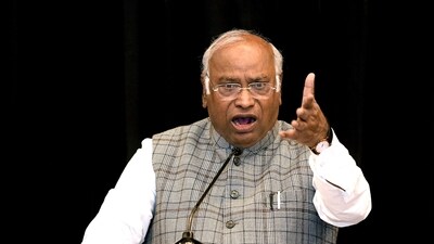 Congress President Mallikarjun Kharge. (ANI) Congress President Mallikarjun Kharge. (ANI)