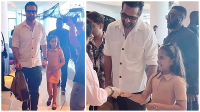 Fardeen Khan was seen with daughter Diani this weekend. (Viral Bhayani) Fardeen Khan was seen with daughter Diani this weekend. (Viral Bhayani)