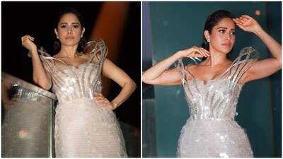 Nushrratt Bharuccha is an absolute fashionista. The actor keeps slaying fashion goals like a pro with snippets from her fashion diaries on her Instagram profile on a regular basis. From acing casual ensembles to showing us snippets of her formal fashion diaries to her ethnic looks, Nushrratt can do it all. The actor keeps topping the fashion charts with her sartorial sense of fashion. A day back, Nushrratt shared a string of pictures of herself looking like a diva in a white dress. (Instagram/@nushrrattbharuccha) Nushrratt Bharuccha is an absolute fashionista. The actor keeps slaying fashion goals like a pro with snippets from her fashion diaries on her Instagram profile on a regular basis. From acing casual ensembles to showing us snippets of her formal fashion diaries to her ethnic looks, Nushrratt can do it all. The actor keeps topping the fashion charts with her sartorial sense of fashion. A day back, Nushrratt shared a string of pictures of herself looking like a diva in a white dress. (Instagram/@nushrrattbharuccha)