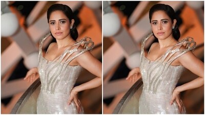 Nushrratt played muse to fashion designer Tanieya Khanuja and picked the gorgeous ensemble from the shelve of the designer. (Instagram/@nushrrattbharuccha) Nushrratt played muse to fashion designer Tanieya Khanuja and picked the gorgeous ensemble from the shelve of the designer. (Instagram/@nushrrattbharuccha)