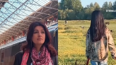 Twinkle Khanna took a trip with daughter Nitara in the UK. Twinkle Khanna took a trip with daughter Nitara in the UK.