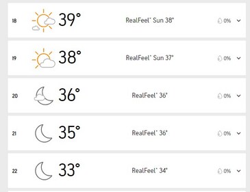 The weather is likely to stay clear on Monday evening (AccuWeather) The weather is likely to stay clear on Monday evening (AccuWeather)