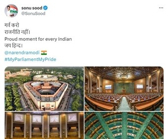 Sonu Sood tweeted on Sunday. Sonu Sood tweeted on Sunday.