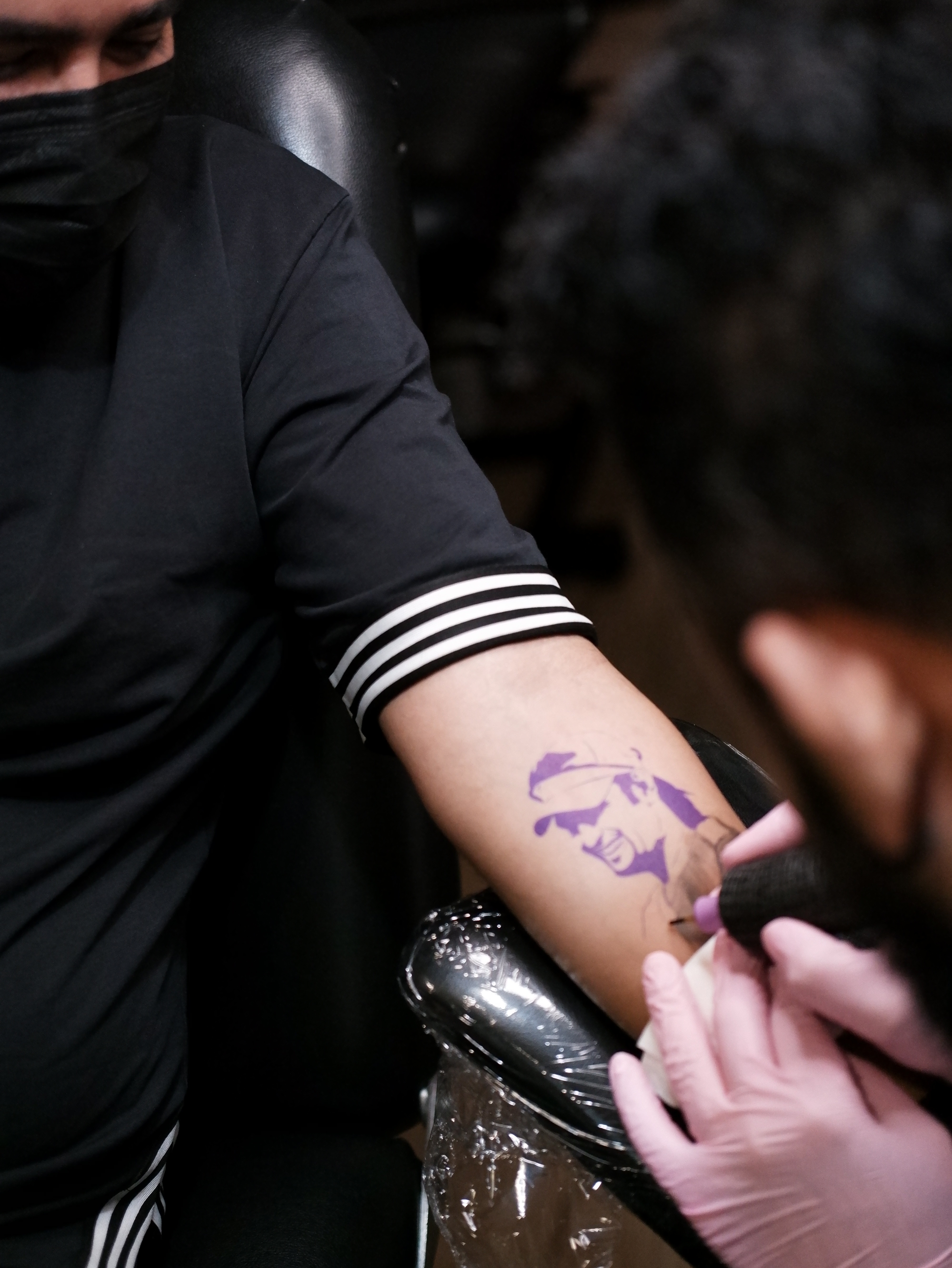 Sahil Sharma, a NCR resident gets Dhoni’s portrait tattooed on his arm. Sahil Sharma, a NCR resident gets Dhoni’s portrait tattooed on his arm.