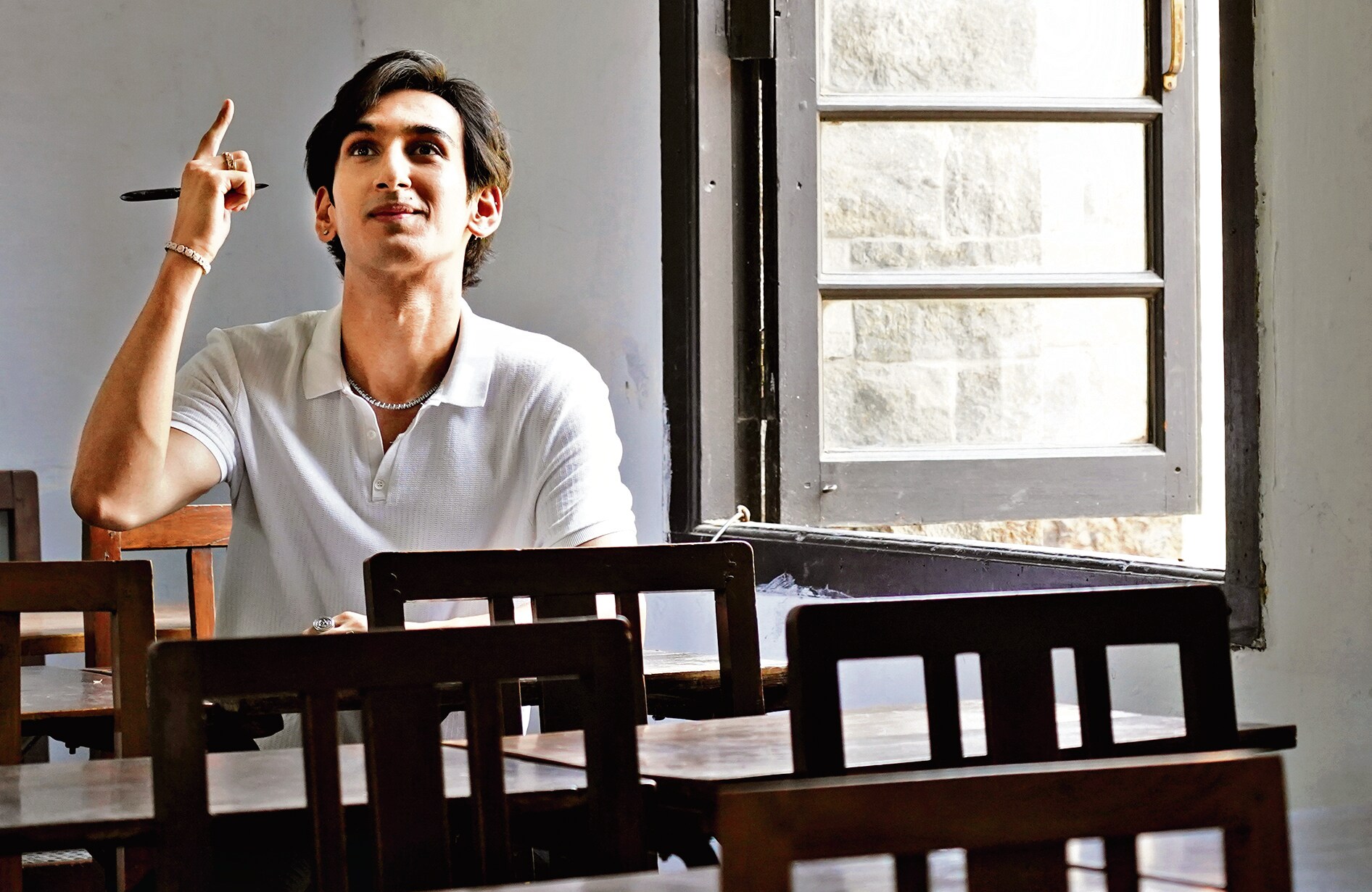 Actor-musician Moses Koul would pull all-nighters for his prep. (Photo: Gokul VS/HT) Actor-musician Moses Koul would pull all-nighters for his prep. (Photo: Gokul VS/HT)