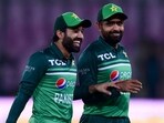 Pakistan captain Babar Azam and his teammate Mohammad Rizwan Pakistan captain Babar Azam and his teammate Mohammad Rizwan