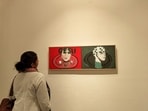 Italy's famous Farnesina Collection debuted at Bikaner House showcasing 72 artworks by 63 contemporary Italian artists, in New Delhi. Italy's famous Farnesina Collection debuted at Bikaner House showcasing 72 artworks by 63 contemporary Italian artists, in New Delhi.