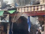 Fire in Delhi's Lajpat Nagar market area Fire in Delhi's Lajpat Nagar market area
