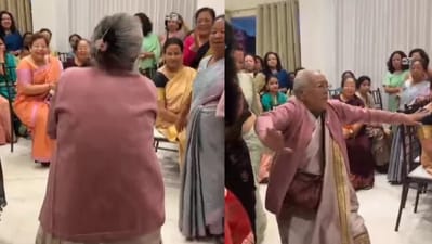 Elderly woman dances to Piya Tu Ab Toh Aaja. (Instagram/@Manisha Kharsyntiew) Elderly woman dances to Piya Tu Ab Toh Aaja. (Instagram/@Manisha Kharsyntiew)