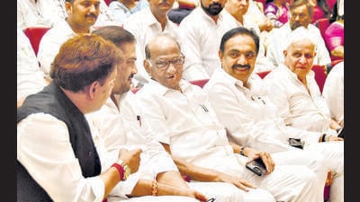 He added that the court’s verdict was not limited to one party, and can be used by all the parties as it underscores the lack of defence of a split. “Those who were trying to escape in the name of the split cannot do so as this provision does not exist in the tenth schedule after paragraph 3 (which allowed a split) was deleted,” the NCP MLA said. (Bhushan Koyande/HT Photo) He added that the court’s verdict was not limited to one party, and can be used by all the parties as it underscores the lack of defence of a split. “Those who were trying to escape in the name of the split cannot do so as this provision does not exist in the tenth schedule after paragraph 3 (which allowed a split) was deleted,” the NCP MLA said. (Bhushan Koyande/HT Photo)