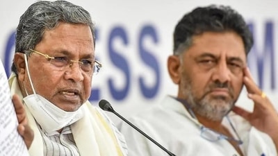Karnataka CM Siddaramaiah (left) and his deputy DK Shivakumar (right) (File Photo) (HT_PRINT) Karnataka CM Siddaramaiah (left) and his deputy DK Shivakumar (right) (File Photo) (HT_PRINT)