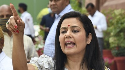 Trinamool MP Mahua Moitra (PTI) Trinamool MP Mahua Moitra (PTI)