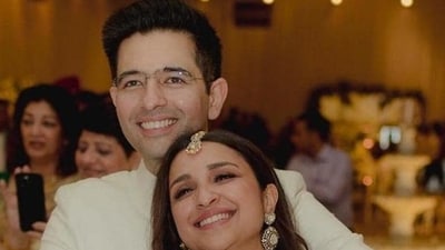 Parineeti Chopra and Raghav Chadha got engaged earlier this month in Delhi Parineeti Chopra and Raghav Chadha got engaged earlier this month in Delhi