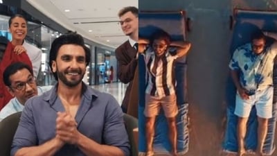 Ranveer Singh and his dad Jagjit Singh Bhavnani in a new ad. Ranveer Singh and his dad Jagjit Singh Bhavnani in a new ad.