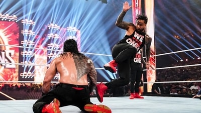 There was beef happening betweeen The Usos and Reigns but no one would have imagined that Jimmy's patience would snap. (Twitter)