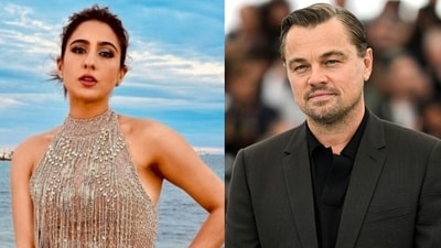 Sara Ali Khan met Leonardo DiCaprio at the Cannes Film Festival this year.