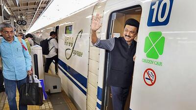 The Tamil Nadu government signed six MoUs with Japanese firms during chief minister M K Stalin’s ongoing visit of that country (PTI)