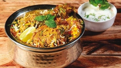 Biryani was the most-ordered dish in 2022 for the seventh year in a row, according to Swiggy. (representative) Biryani was the most-ordered dish in 2022 for the seventh year in a row, according to Swiggy. (representative)