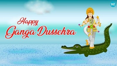 Ganga Dussehra 2023: Wishes, images, messages to share Ganga Dussehra 2023: Wishes, images, messages to share
